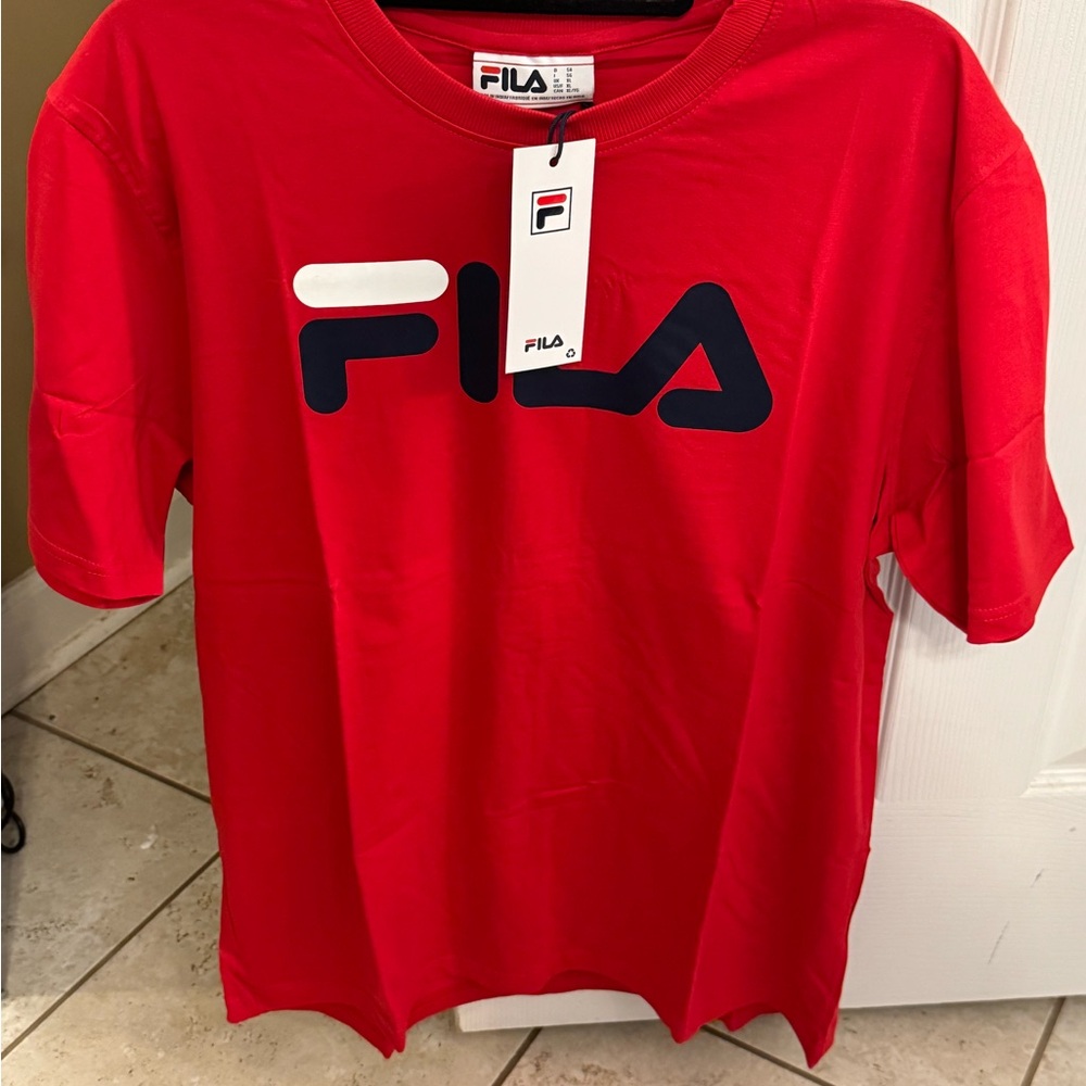 FILA Red Logo T-Shirt